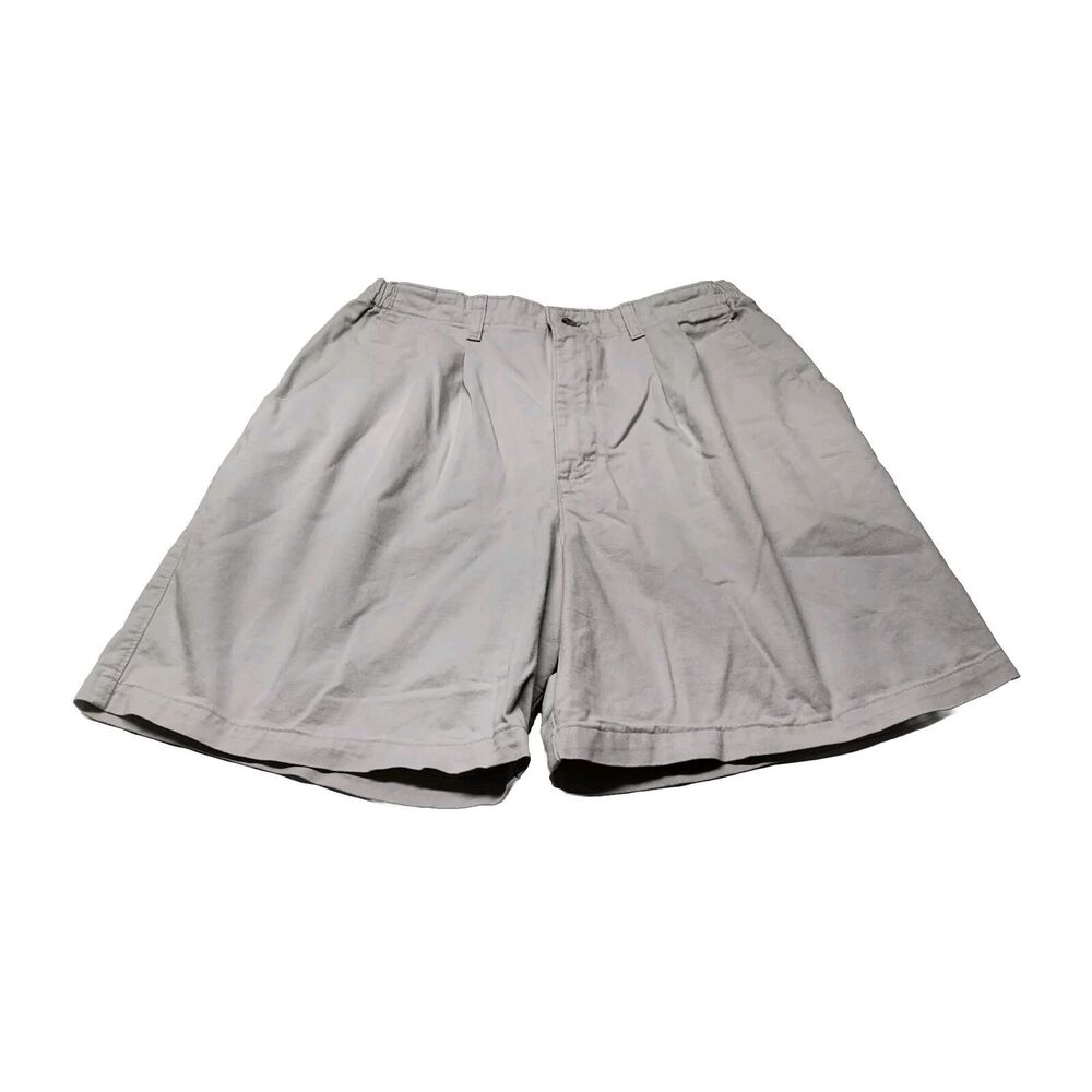 Lee Womens Chino Tan Khaki Shorts Size 18m Relaxed Fit Pockets Cotton Comfy Mom